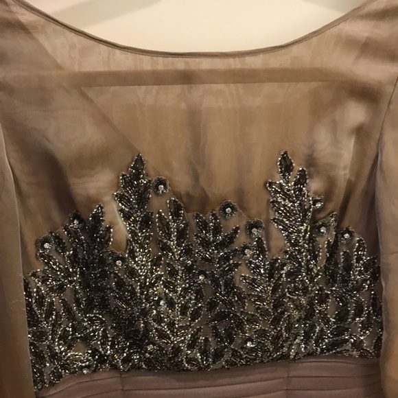 Kay Unger cocktail dress in beautiful pale mauve - Picture 6 of 8